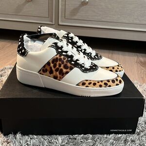 KENNETH COLE NY ANIMAL PRINT LACE-UP SNEAKER